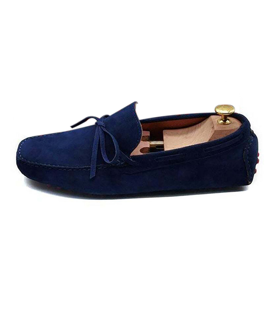 Mens navy driving on sale loafers