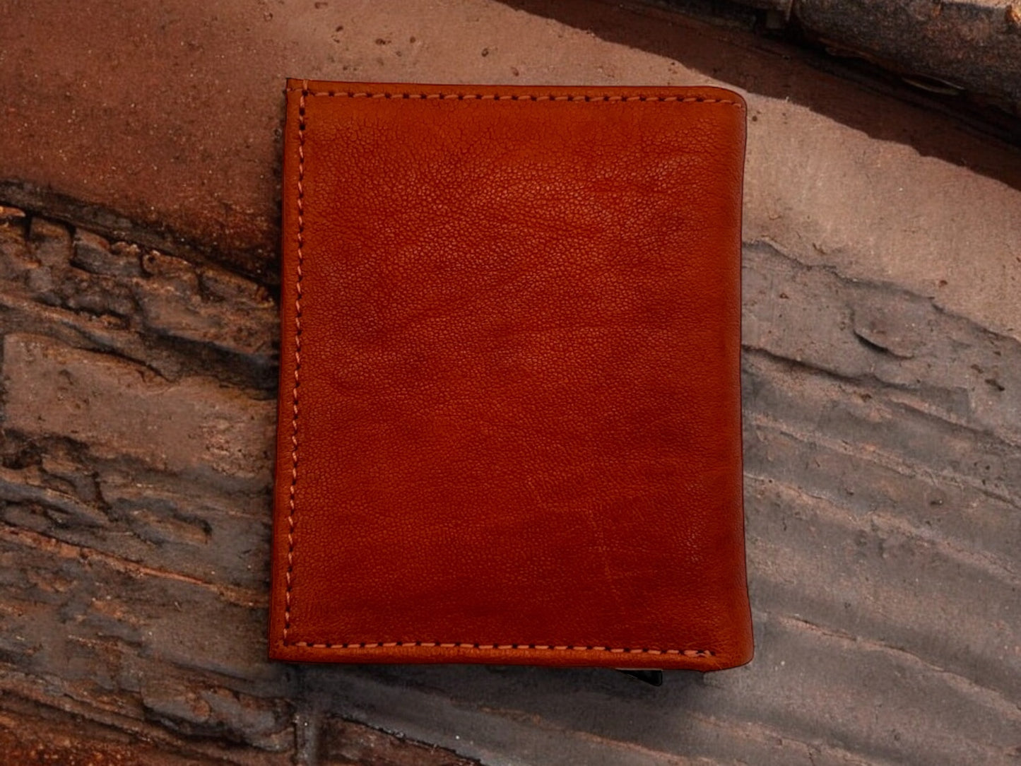 Leather Pop Up Card Holder