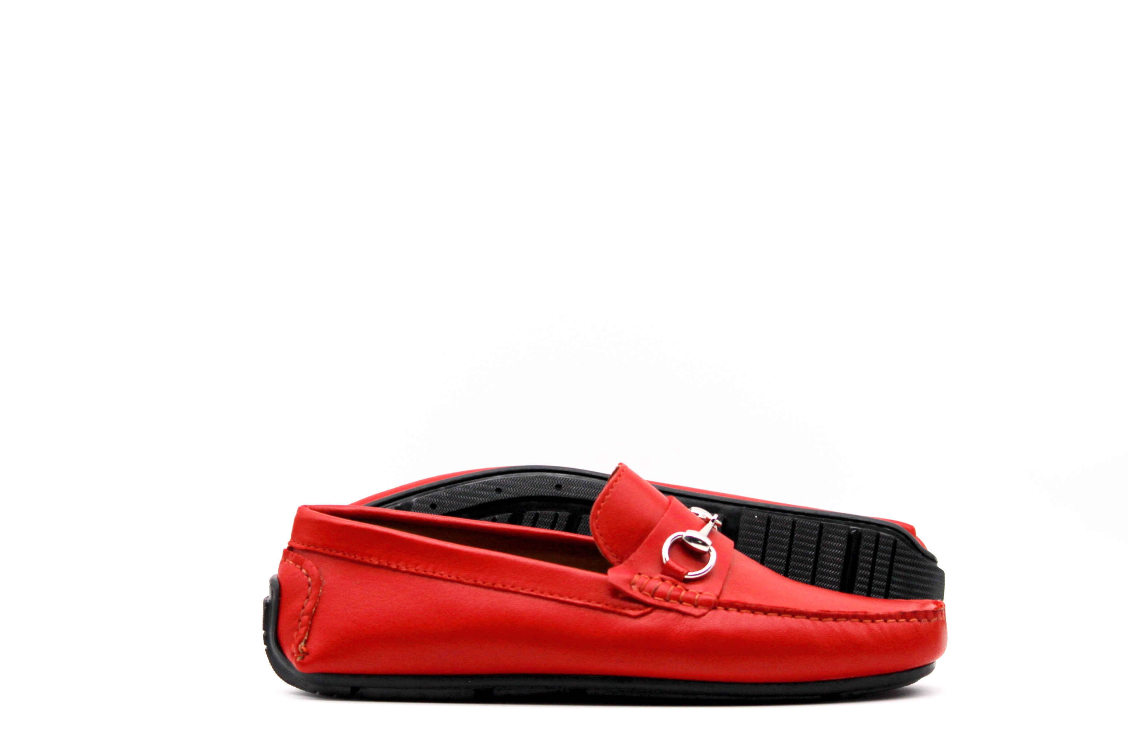 Red gucci hot sale loafers mens